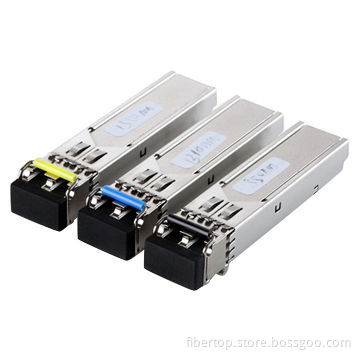 SFP Fiber-optic modules, 1.25Gbs, GE, 1000Base-SX, MMF, 850nm, 550M